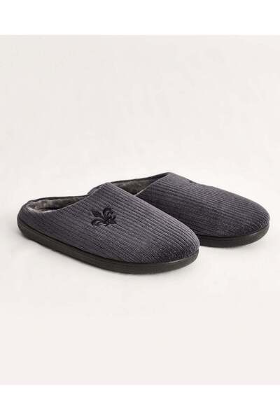 Chirpy Men's Winter Corded Fabric Soft Fabric Indoor Shoes - James