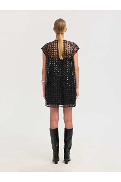 SELECTED Midikleid Pailletten