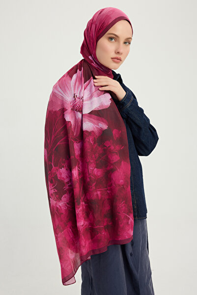 ipekistanbul Efilia Patterned Shawl - Timeless Imagination - Pink