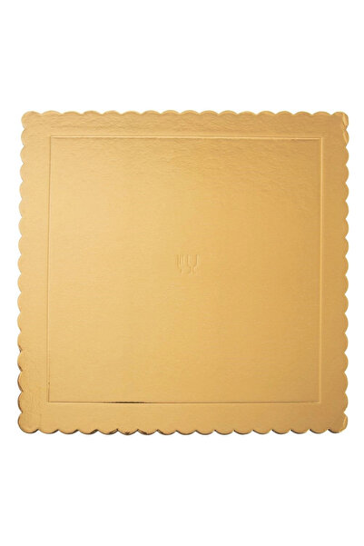 Orion Gold square cake board 34×34 cm