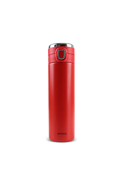 Karaca Etro Leakproof Steel Digital Thermos 480 ml Red