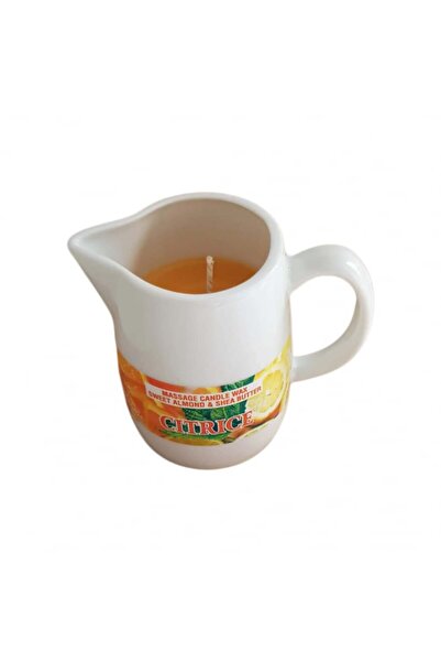 KOSMO OIL CEARĂ LUMÂNARE DE MASAJ - CITRICE - cu MIGDALE DULCI ȘI UNT DE SHEA