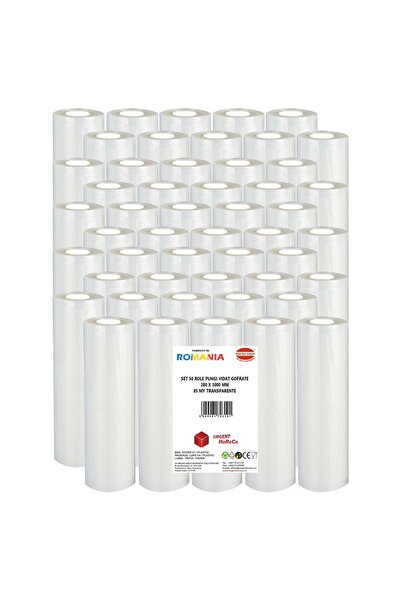 Urgent Horeca Set 50 role pungi vidat gofrate, dimensiuni 280x3000 mm, grosim...