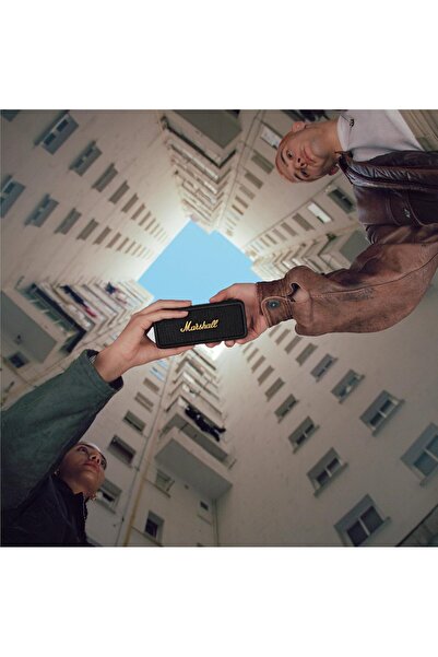 Marshall Emberton II Portable Bluetooth Speaker - Black & Brass