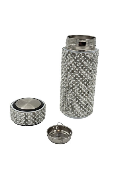 B&D B&D Vaccum Bottle with Decorative Design 280ml , Silver