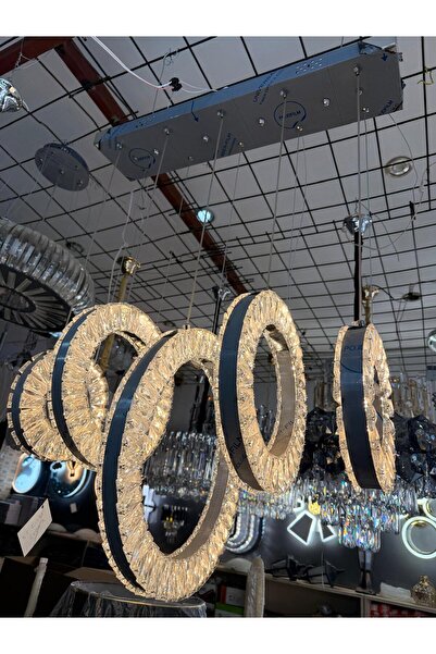 Avize MİSAFİR ODASI 5'Lİ LED KRİSTAL