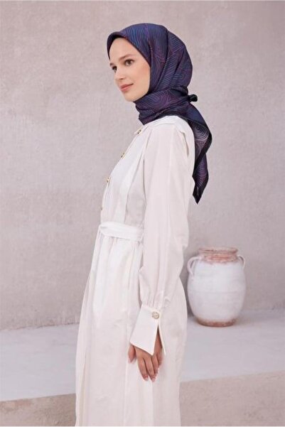 Belli Τίβιλι Αγνό Μετάξι Μαντήλι 4209 - 56 Σκούρο Μωβ Αφηρημένο Σχέδιο