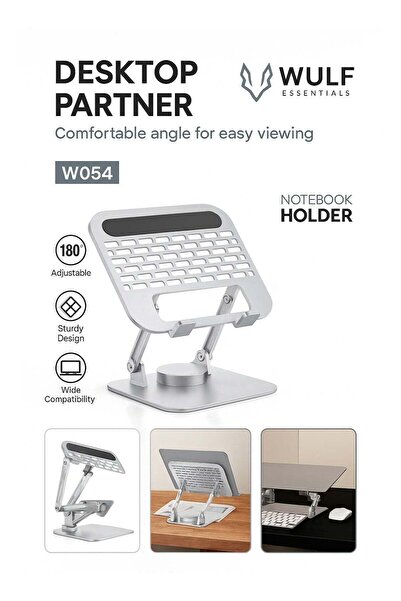 Wulf Essentials W054 – حامل دفتر ملاحظات شريك سطح المكتب