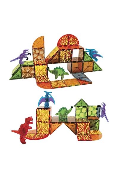Magna Tiles Magnetic construction set, Magna-Tiles Dino World, 40 pieces