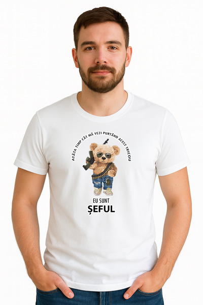 OEM Tricou barbat Eu sunt SEFUL 100% bumbac