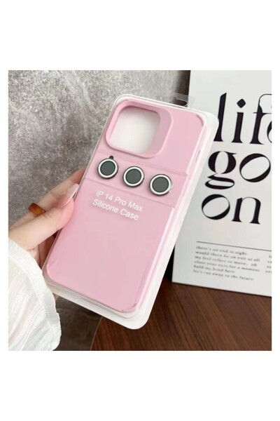 Flippy Liquid Silicone Case for Apple iPhone 15 Pro - Pink