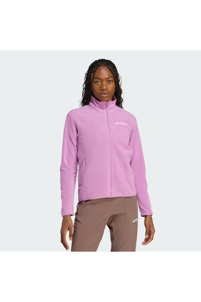 adidas Multi Essentials Tam Fermuarlı Kadın Polar Ceket JM3113
