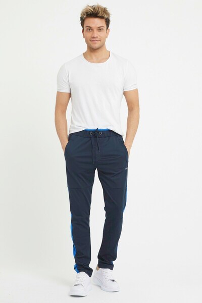 Slazenger Casual Comfortable Sports Sweatpants Navy Blue Sportswear