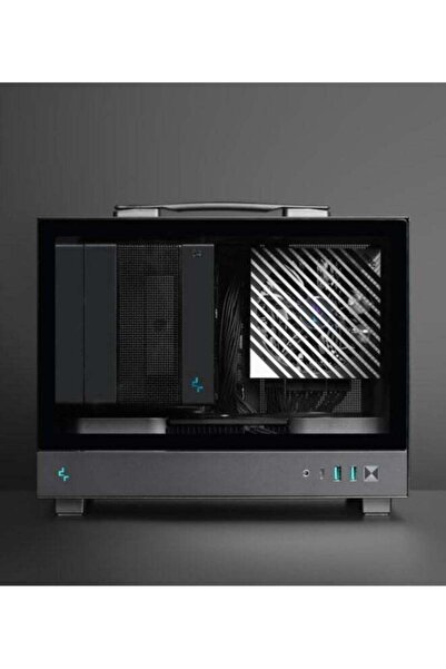 Generic DEEPCOOL Mini Portable Gaming & Workstation ITX PC Black - Core i7-12700K | RTX 5060 8GB | 16GB RAM