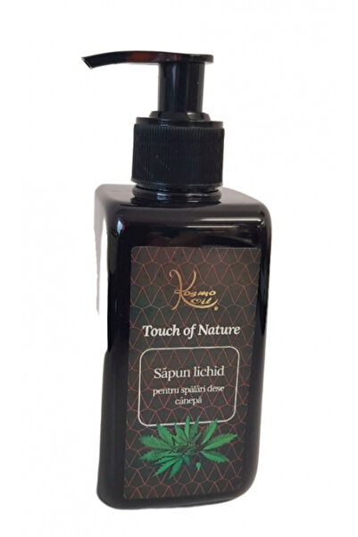 KOSMO OIL Săpun lichid pentru spălare frecventă cu cânepă 300 ml - Touch of N...