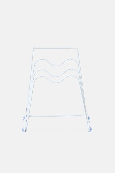 Farberware رف منظم للمطبخ 2 في 1، أبيض فاتح