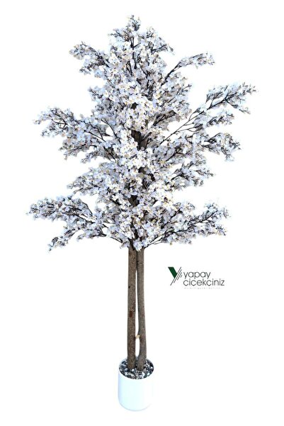 YAPAY ÇİÇEKÇİNİZ Yapay Ağaç 150 Cm Yoğun Yapraklı Yapay Sakura Japon Bahardalı Ağacı