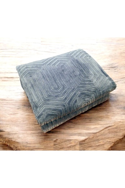 Özdilek Prestige Kalın Embos Tek Kişilik Battaniye (155x220)-Gri