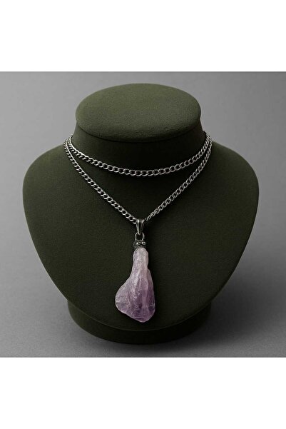 ESKİ YENİ ANTİK Necklace with Amethyst Stone