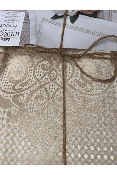 İpekçe Pike Takım %100 Organic Pamuk Jakarlı - Estetik Zarif Nakış İşlemeli T...