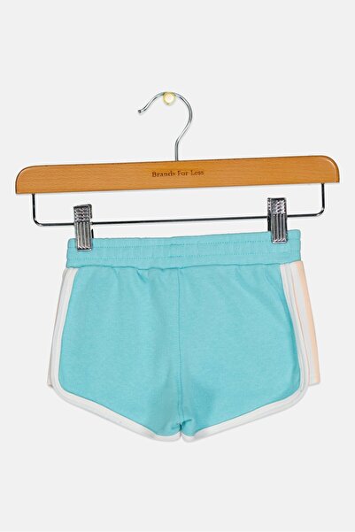 Levi's Toddlers Girl Brand Logo Basic Shorts, Turquoise