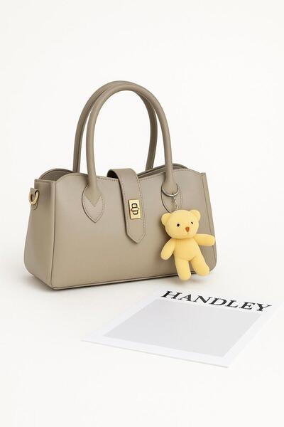Handley Γυναικεία τσάντα χεριού και ώμου από μαλακό δέρμα – με δώρο βελούδινο...