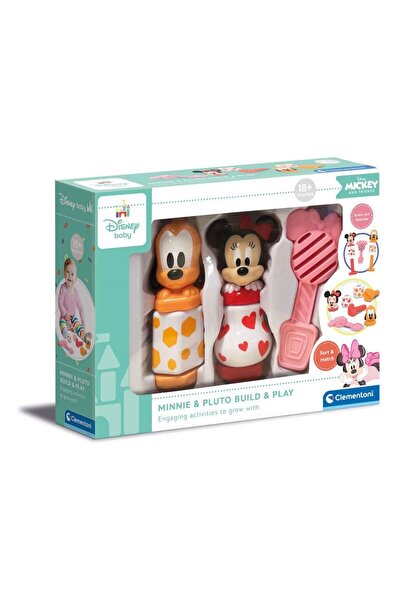 CLEMENTONI Set figurine construibile Disney Baby Minnie si Pluto
