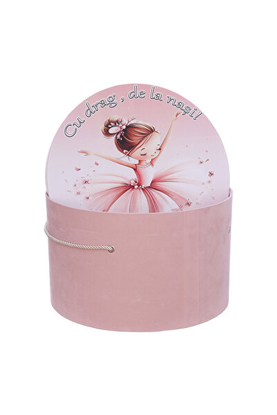Recostore Suitcase transport box, Ballerina model, powder pink, REC3321