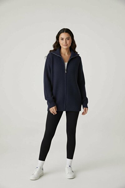 Bliss Жіночий светр з відкладним коміром на блискавці