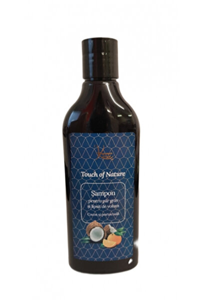 KOSMO OIL Shampoo for oily, lack-of-volume hair with coconut and orange 350 ml - Touch of Nature