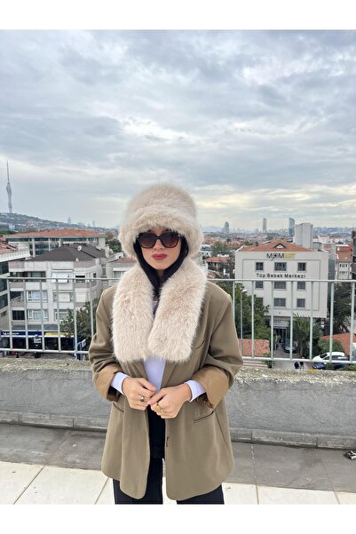 Mollycrush Women's Faux Fur Hat and Scarf Set – Soft Texture, Luxurious & Stylish Look for Cold Weather