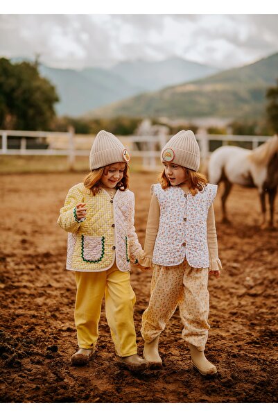 Kirazkids Flower Garden Plush Detail Jacket