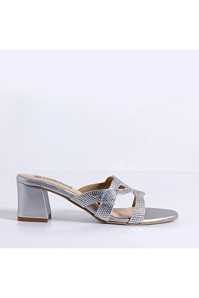 crystalicious Emily Women Sparkly Heels Handcrafted Comfort for Party, Wedding & Evening Events