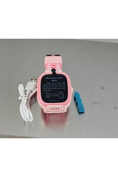 Stef's Cat Smartwatch Flippy Y36 for Kids, Phone Function, 4G, LBS Location, Video Call, Waterproof, Pink