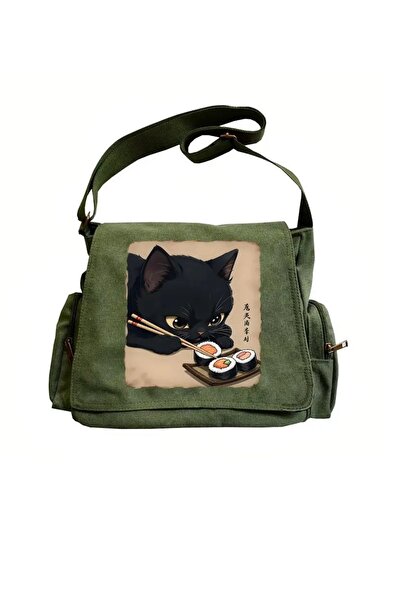 Toum Geantă unisex cu imprimeu Black Cat Seriouse