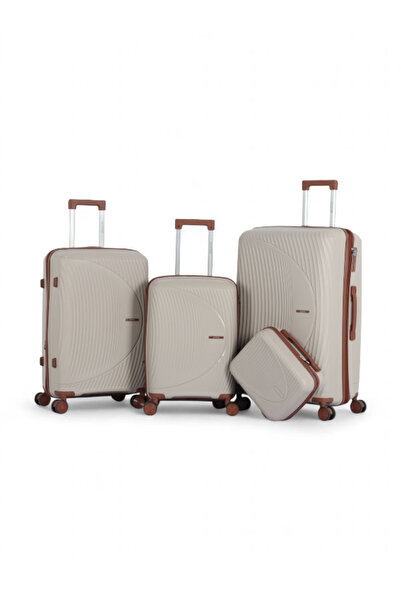 AVIATOR 4-piece travel bag set from the brand - durable polypropylene - 3-yea...