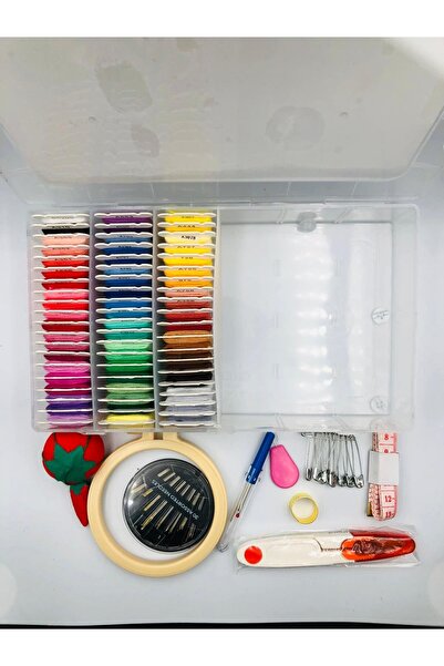 DUCK HOBY Set de muline de 70 de bucăți, ață de brodat, set de muline, set cu...