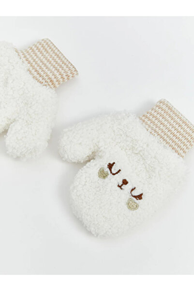 LC Waikiki Animal Embroidered Baby Girl Gloves