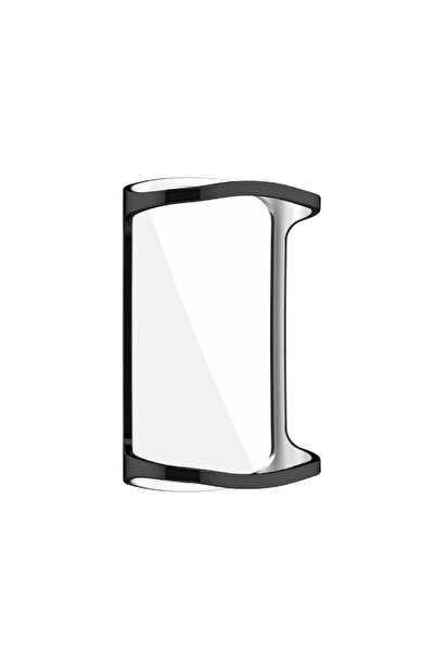 Edman Silicone Case for Fitbit Charge 5, Black