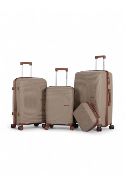 AVIATOR 4-piece travel bag set from the brand - durable polypropylene - 3-year warranty against breakage