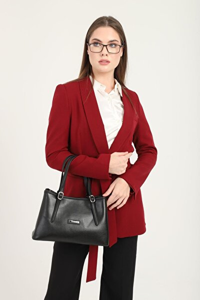 Silver Polo حقيبة يد نسائية سوداء SP1252