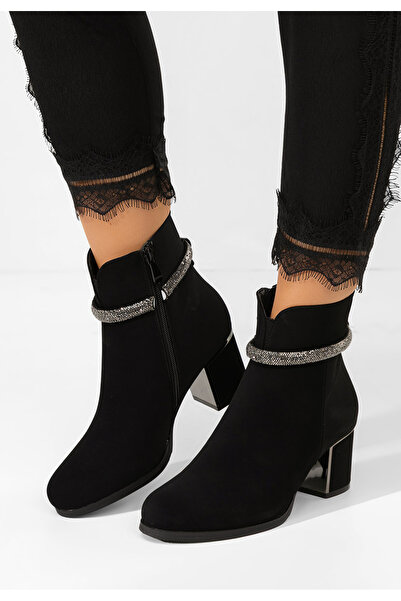 B T Shoes Botine elegante Aliena negre