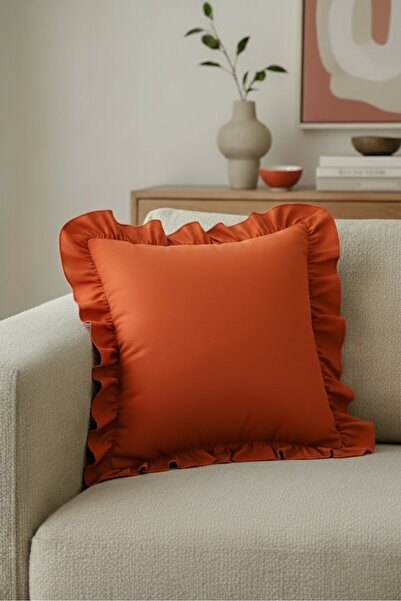 Mery Tekstil Şık Dekoratif %100 Pamuklu Kırlent Kılıfı 43x43 cm