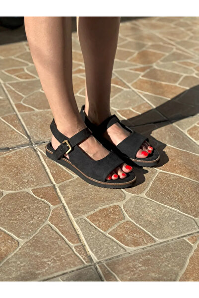 LOVE SHINE Alviora Women's Eva Suede Sandals Comfortable and Elegant Summer Design