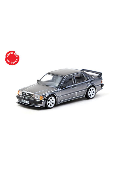 Tarmac Works 1/64 Mercedes-Benz 190 E 2.5-16 Evo 1 Blue-Black Metallic - Global64 T64G-057-Bk