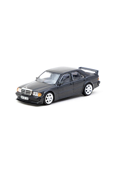 Tarmac Works 1/64 Mercedes-Benz 190 E 2.5-16 Evo 1 Blue-Black Metallic - Global64 T64G-057-Bk