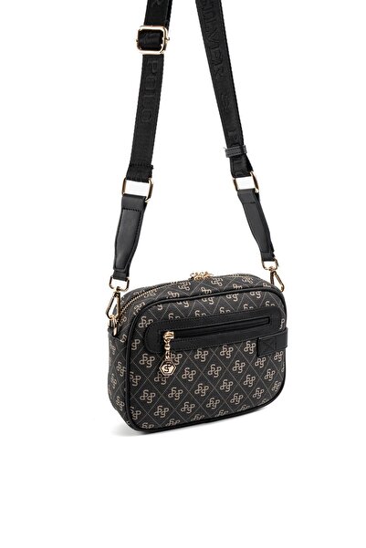 Silver Polo Silver & Polo Smoked - Black Sp1256 Crossbody Bag