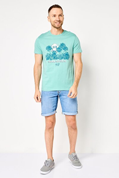 Levi's Men Crew Neck Short Sleeve Graphic Print T-shirt, Dark Sage