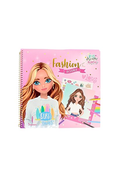 Big Dream Girls Caiet de design vestimentar, Big Dream Girls, cu stickere – Activitate creativă și distractivă