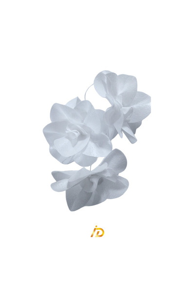 Ingrediente Dulci Slado – Waffle decoration – White roses set 17862 – 3pcs.